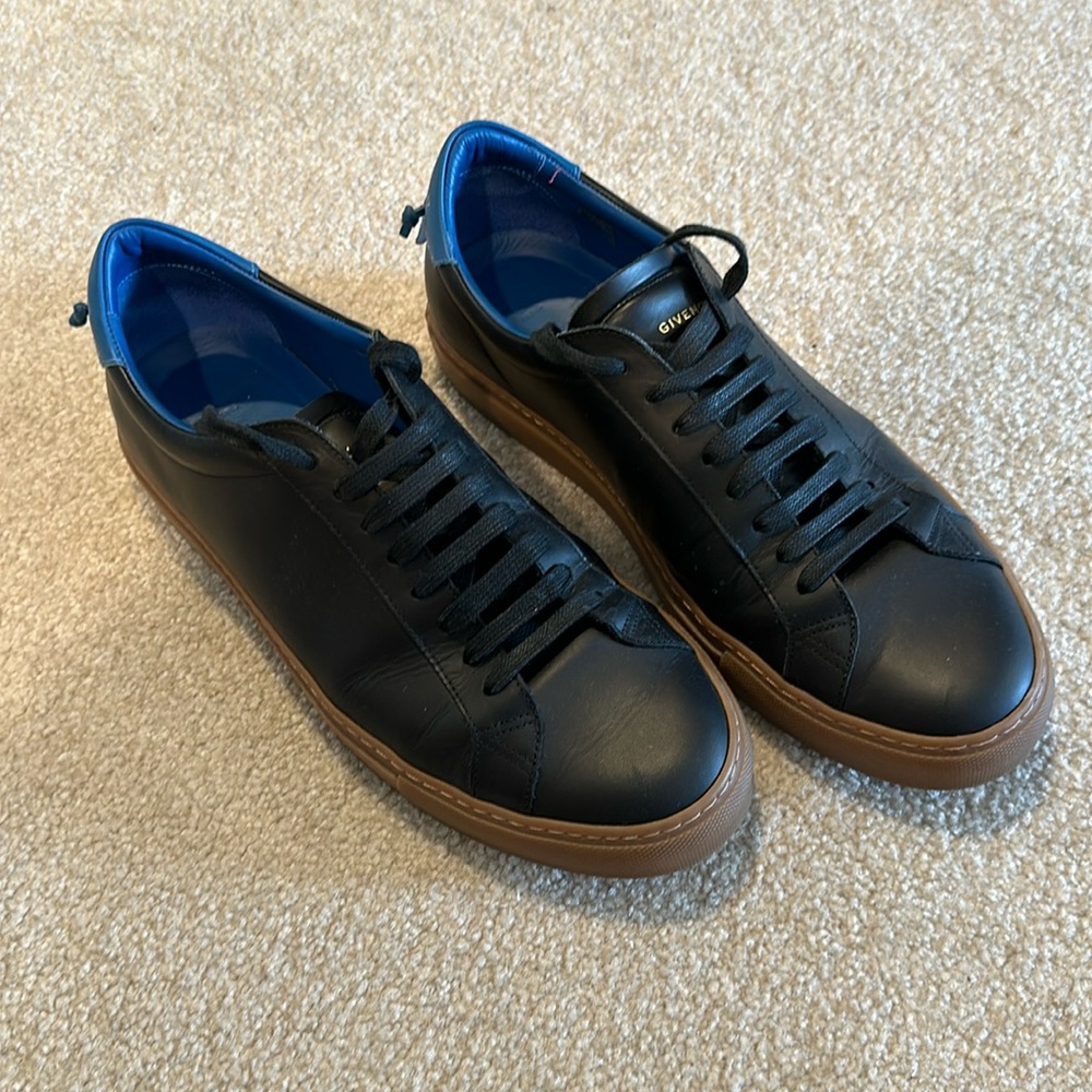 Givenchy Urban Street Leather Low Top - Navy - Size 11